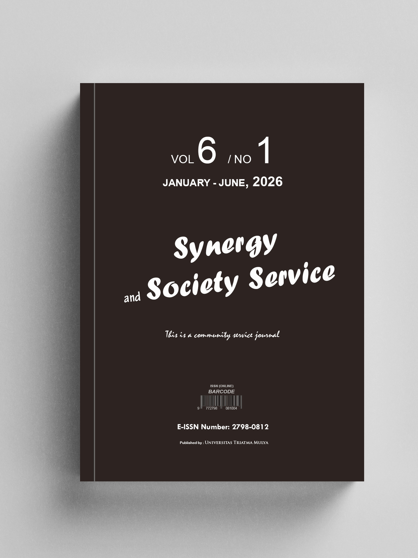 					View Vol. 6 No. 1 (2026): Synergy and Society Service
				
